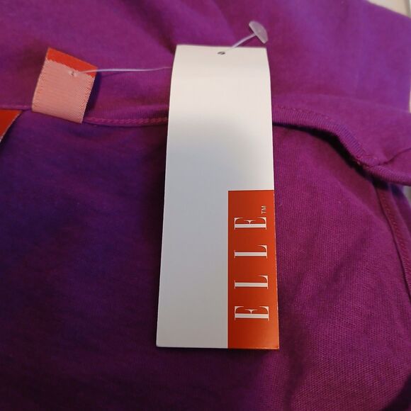 Elle Purple Bow Detail Round Neck Sleeveless Top Medium EL20027 New - Picture 5 of 9